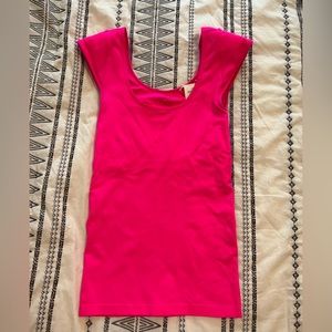 BCBG ballerina top neon pink